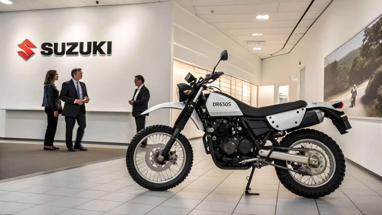 2026 Suzuki DR650 Launched – Stronger Mid-Range and Updated Touring Comfort