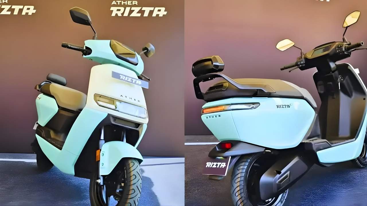 Ather Rizta Electric Scooter Launch Efficient 123–159 km Range, Modern Batteries & Indian Pricing